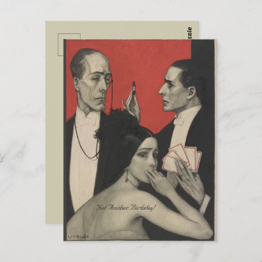 ヴィンテージ 誕生日じゃない Another Art 人たち ポストカード (正面/裏面)