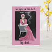 ヴィンテージ 誕生日スタンダード, 5" x 7" 折りたたみ式グリーティングカード カード (黄色い花)