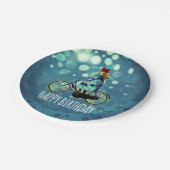 ヴィンテージ-誕生日 ペーパープレート (アングル)