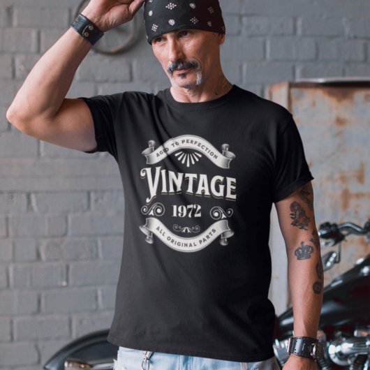 ヴィンテージ 誕生日 任意の年 Tシャツ