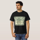 ヴィンテージ 資本株式証明書 ビジネス 金融 Tシャツ (正面フル)