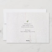 ヴィンテージ 赤いトラクター キャンパー クリスマス ノンフォト (裏面)