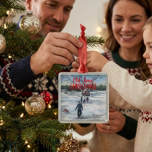 ヴィンテージ 赤と青のクラシッククリスマス オーナメント