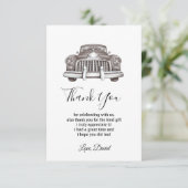 ヴィンテージ,車,アンティーク車サンキューカード サンキューカード (スタンド正面)