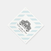 ヴィンテージ，車，アンティーク車，カクテル紙ナプキンス スタンダードカクテルナプキン (角)