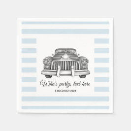 ヴィンテージ，車，アンティーク車，カクテル紙ナプキンス スタンダードカクテルナプキン