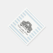 ヴィンテージ，車，アンティーク車，カクテル紙ナプキンス スタンダードカクテルナプキン (角)