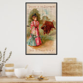 ヴィンテージ：農広告業 –  ポスター (キッチン)