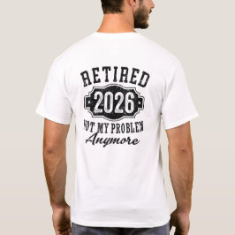 ヴィンテージ 退職 2026 マイルストーン達成バッジ Tシャツ