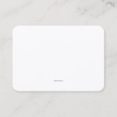 ヴィンテージ・通りベビー要求の挿入 プレイスカード (裏面)