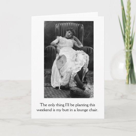 ヴィンテージ-週末のくつろぎ、 カード (正面)