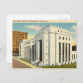 ヴィンテージ、郵便局、チャタヌーガ、テネシー州 ポストカード (正面/裏面)