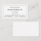 ヴィンテージ、郷愁およびクラシック名刺 名刺 (正面/裏面)