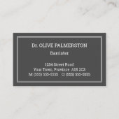 ヴィンテージ、郷愁およびクラシック名刺 名刺 (正面)