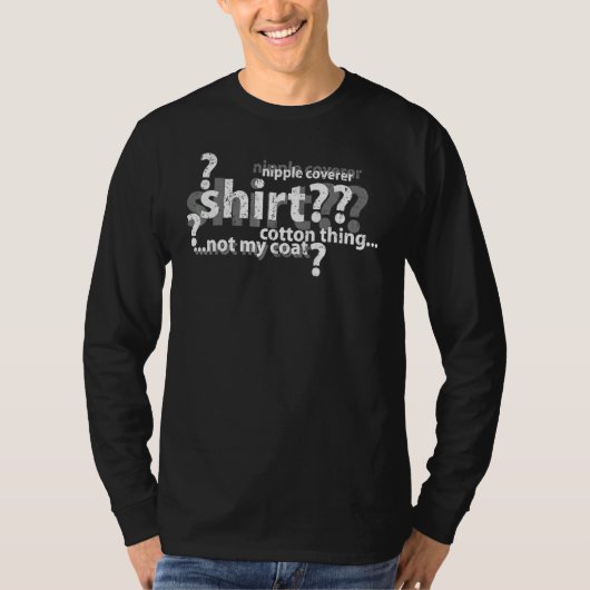 ヴィンテージ・酔っぱらい推論 Tシャツ (正面)
