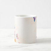 ヴィンテージ 野の花と蝶のコーヒーマグ コーヒーマグカップ (中央)