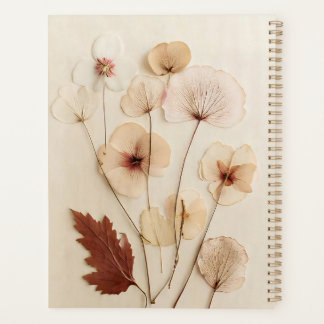 ヴィンテージ＋野の花のアレンジメント プランナー手帳