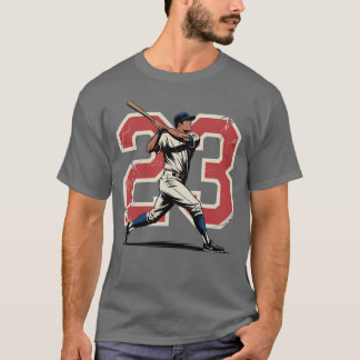 ヴィンテージ 野球選手 ナンバー23 グラフィック(UpRGB)(n Tシャツ