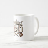 ヴィンテージ 野球 お父さん 父の日 コーヒーマグカップ (正面右)