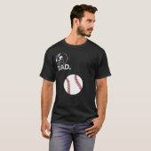 ヴィンテージ 野球 父 Tシャツ 大きな赤いステッチ (正面フル)