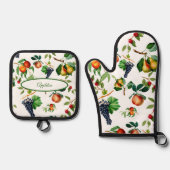 ヴィンテージ 鍋つかみ&鍋敷きセット (正面)