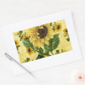 ヴィンテージ 長方形シール (封筒)