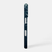 ヴィンテージ 雪の松林 iPhone 16ケース (右側面)