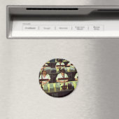 ヴィンテージ、電話の組立ライン・ワーカー マグネット (インサイチュ (食洗機))