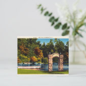 ヴィンテージ、露の湖、ノースカロライナ州リッジクレスト ポストカード (スタンド正面)