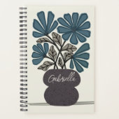 ヴィンテージ（青） プランナー手帳 (正面)