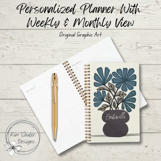 ヴィンテージ（青） プランナー手帳