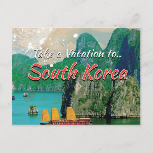 ヴィンテージ 韓国 旅行ポスター ポストカード