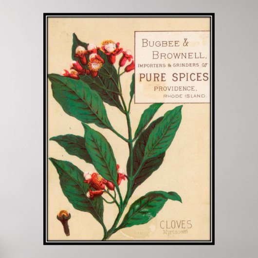 ヴィンテージ：食広告べ物 –  ポスター (正面)