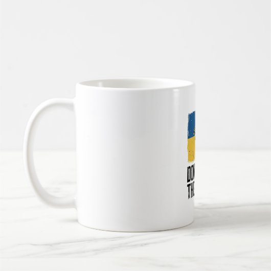 ヴィンテージ　馬を押すな コーヒーマグカップ (左)