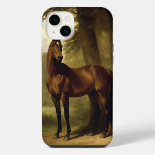 ヴィンテージ 馬術 ブラウン ハンター ホース 絵画 iPhone 14 PLUSケース
