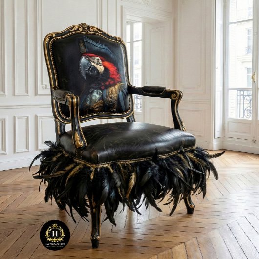 ヴィンテージ 鳥 インコ 海賊 家具 デコパージュ 薄葉紙