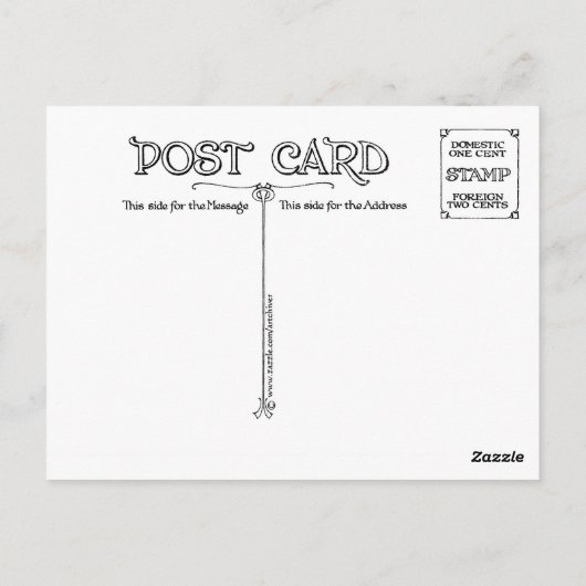 ヴィンテージ「黒猫」ストーリー好き向け広告 ポストカード (裏面)