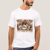 ヴィンテージ 1マルク臨時紙幣ラウエンブルク Tシャツ