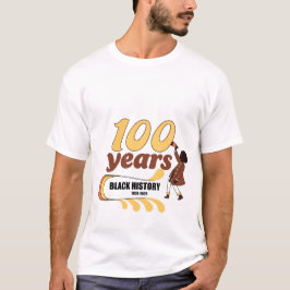 ヴィンテージ 100周年 ブラックヒストリー 1920-2026 記念 Tシャツ