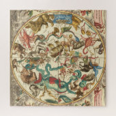 ヴィンテージ 1660年 南半球星図 ジグソーパズル (横)