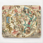 ヴィンテージ 1660年 南半球星図 マウスパッド (正面)
