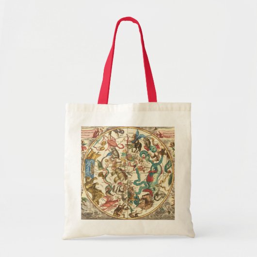 ヴィンテージ 1660年 南天星座図 トートバッグ (正面)