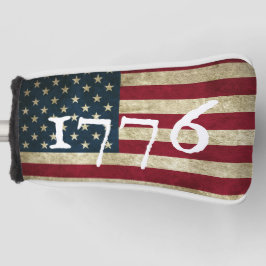 ヴィンテージ 1776 アメリカ国旗 愛国的な ゴルフヘッドカバー