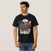 ヴィンテージ 1776 アメリカ自由の250年 Tシャツ (正面フル)
