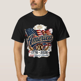 ヴィンテージ 1776 アメリカ自由の250年 Tシャツ