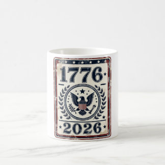 ヴィンテージ 1776 2026 愛国ワシ コーヒーマグカップ