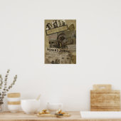 ヴィンテージ「1913婦人参政権」スラプブックプリント ポスター (キッチン)