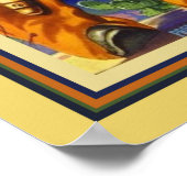 ヴィンテージ, 1940のサボテンのピート柑橘類ラベル ポスター (角)