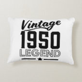 ヴィンテージ 1950年代 アクセントピロー (裏面)