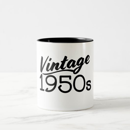 ヴィンテージ 1950年代 ツートーンマグカップ (中央)
